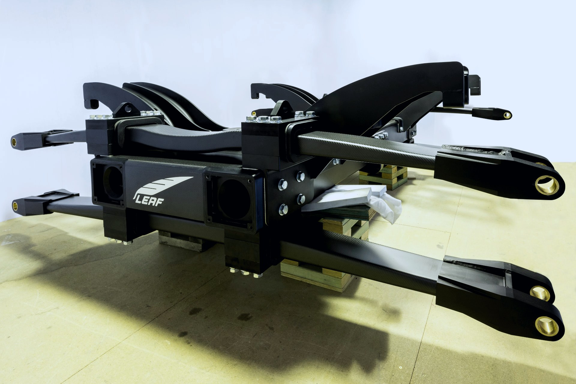 Carbon fibre foil arm and structural cross-beam assembly manufactured by McConaghy Australia